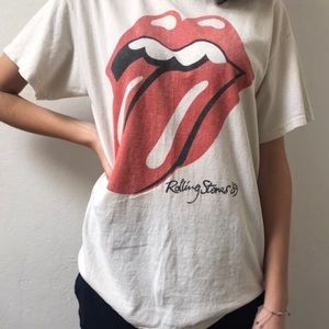 Brandy Melville John Galt Rolling Stones Shirt